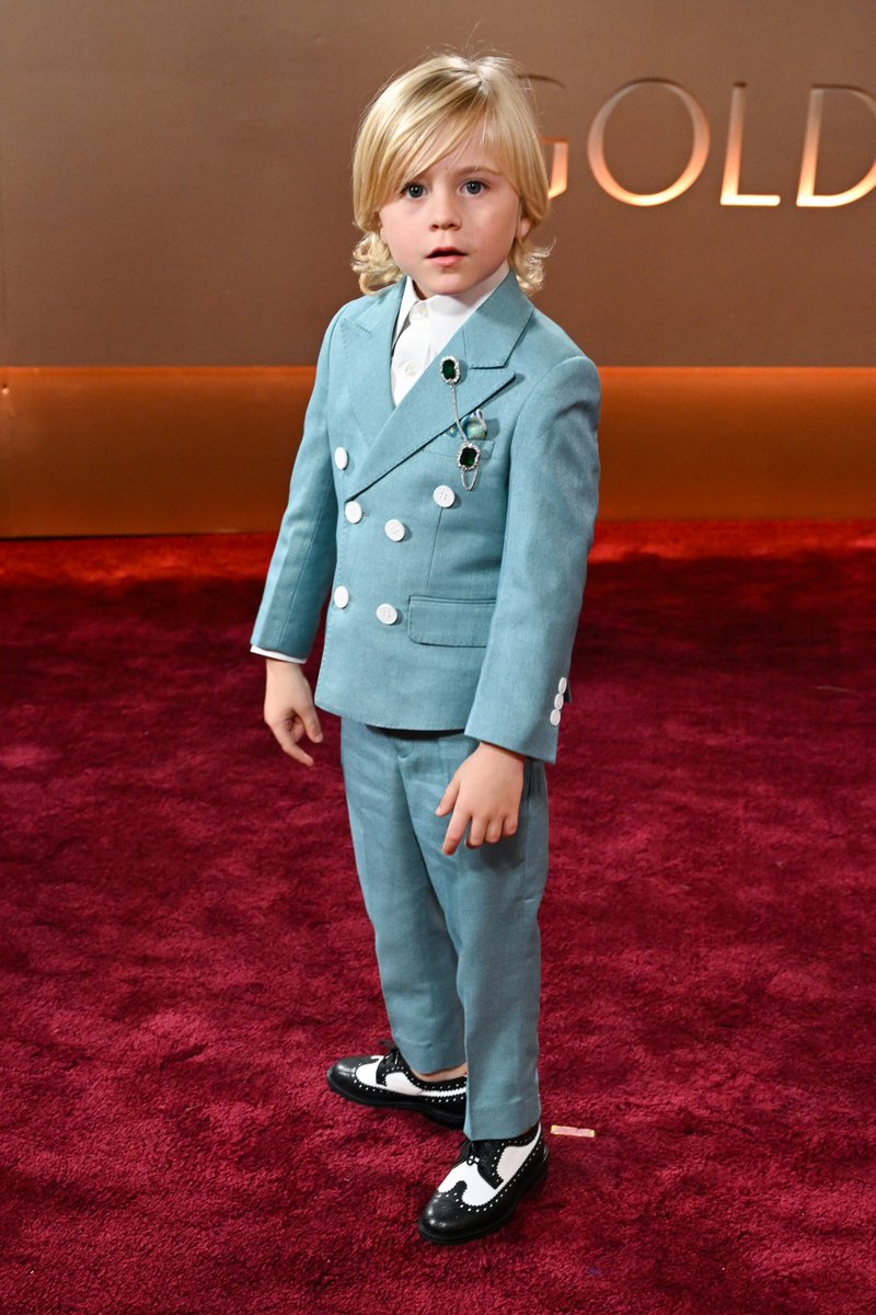 noradominick's tweet image. and what if i said the little boy from all her fault, duke mccloud, is one of the best dressed at the #goldenglobes already?! LOOK HOW CUTE!!!!