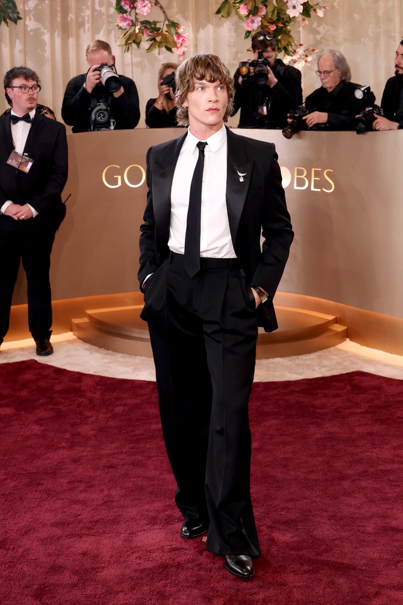GQMagazine's tweet photo. Connor Storrie at the #GoldenGlobes https://t.co/JfyWj2vNlF
