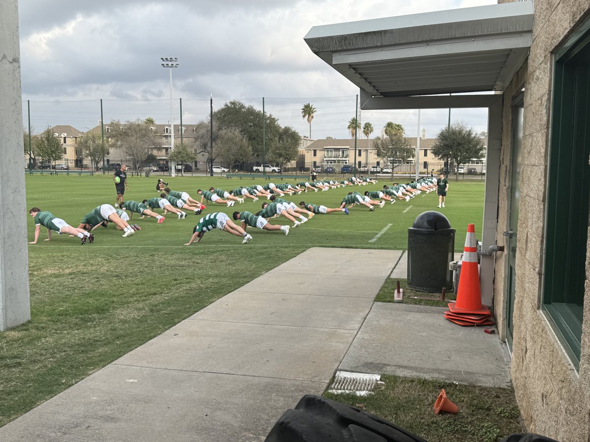 First week of  <a href="/RugbyJesuit/">Strake Jesuit Rugby</a> 2026 season is in the books.  Started it off with an alumni game with 50+ former players and coaches.  Ended with 82 Gents hungry at training for the upcoming season.  #Spartan30