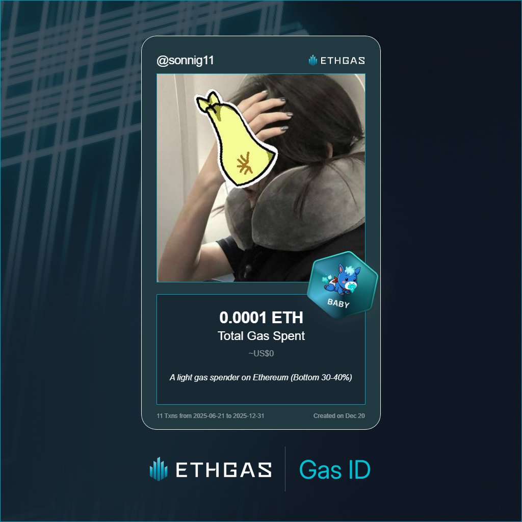 sonnig| ETHGas ⛽ tweet media