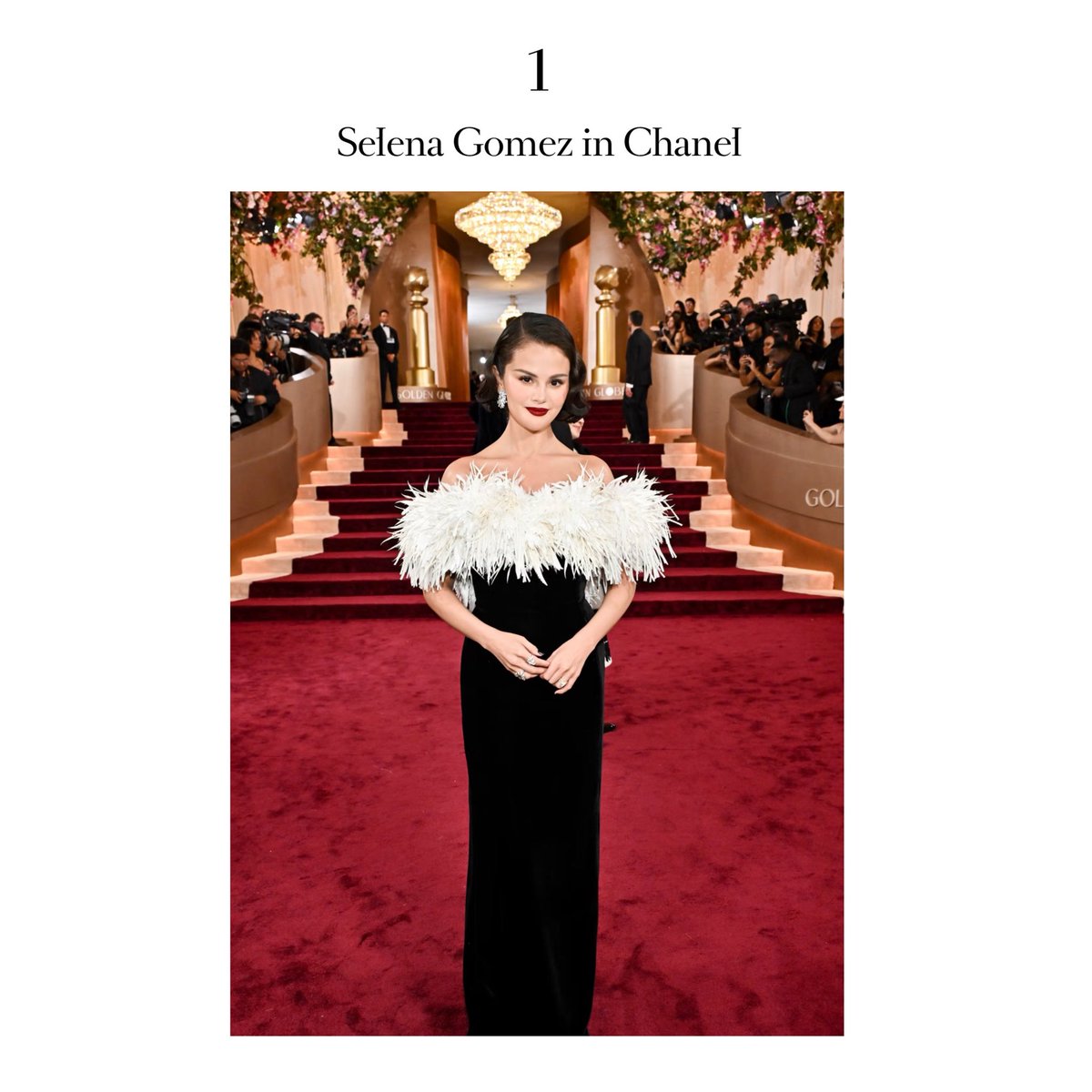 Harper’s BAZAAR crowns Selena Gomez the BEST dressed at the 2026 #GoldenGlobes