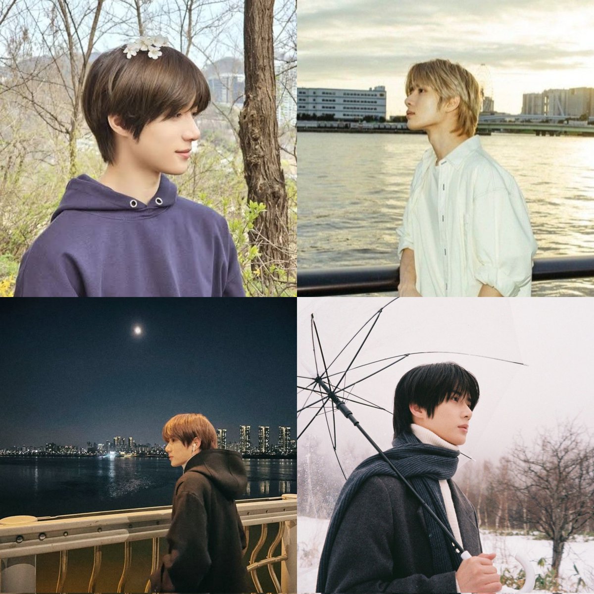 Beomgyu covers 🥹

🌸Spring - sukidakara
☀️Summer - you!
🍂Autumn- wonder
❄️Winter - 🔜