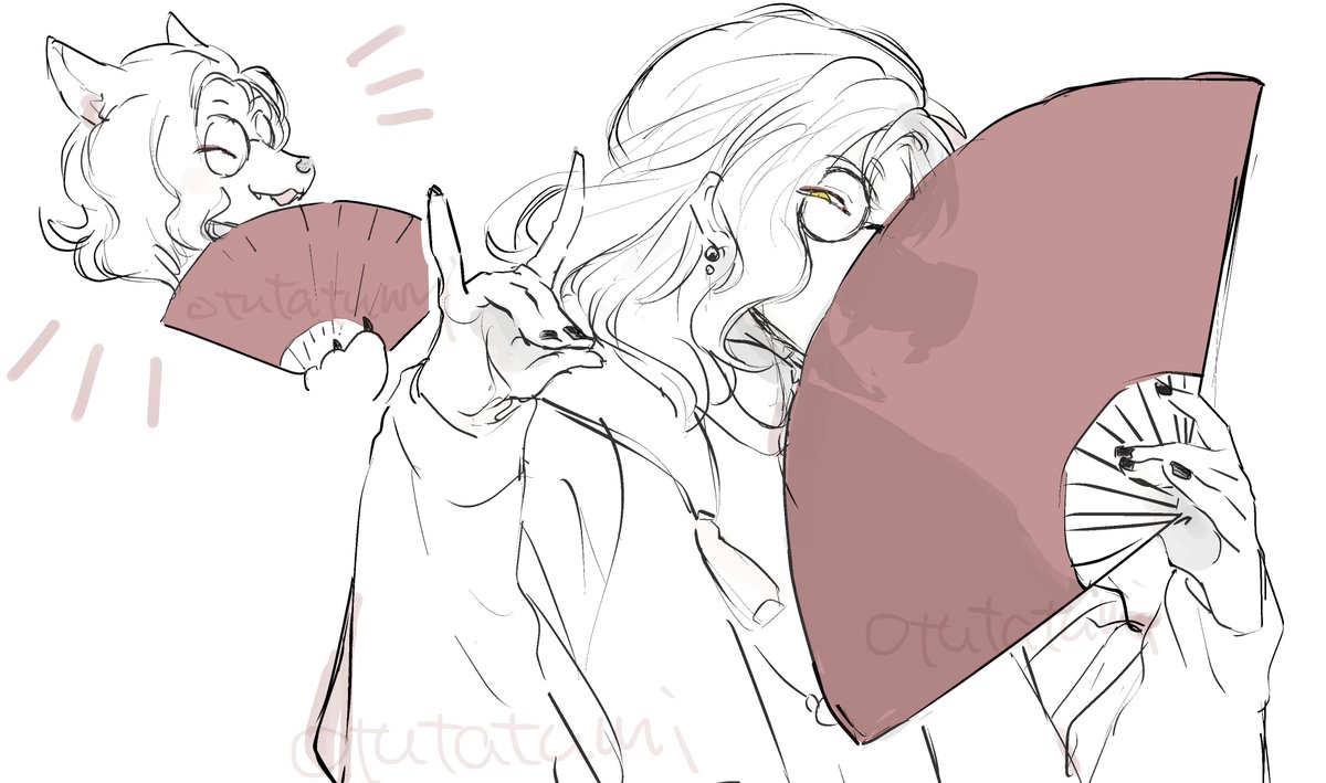 🦊を隠す気がない西木子さん可愛い