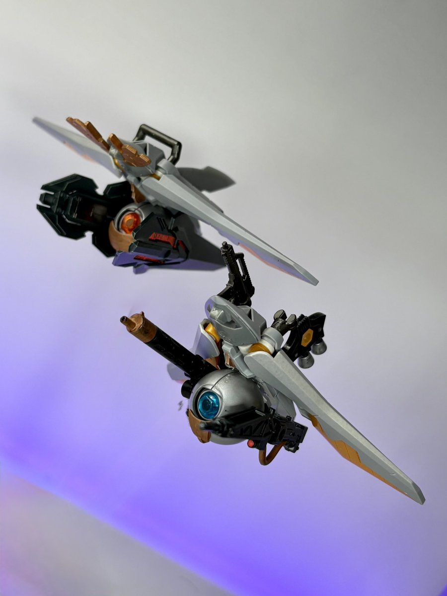 mk2gp09's tweet image. ｢ORBカイト｣
常に2機編隊で行動するオーブ
#ヘキサギア