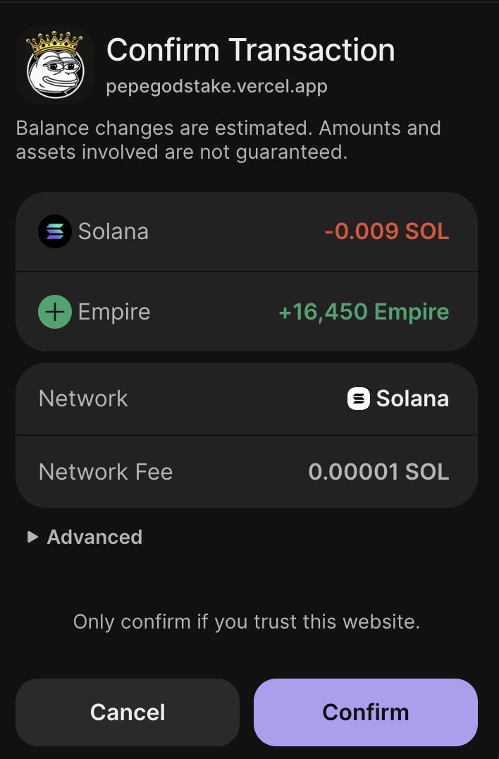 ajgregsol's tweet image. For staking my @PepeGodsSol Pepe Gods V2 I just got my bimonthly Empire airdrop of 16450 Empire!!! Next month will be Pepe Goddess so make sure to pickup some to be prepare for the next airdrop!!