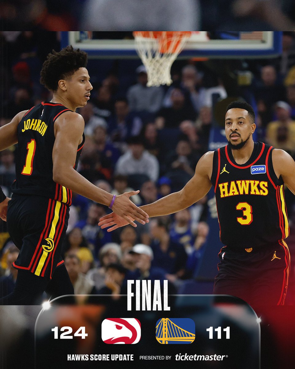 Golden State, Golden Globes, doesn't matter...Hawks Win 🔥