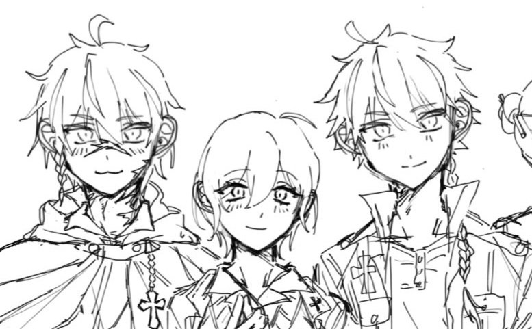 필리프를 그릴때마다 리처드 옆에 붙여놔서 그런지 인상 쓴 표정이 많은데
원래는 디폴트가 (이쁜척)미소입니다
근데 리처드만 뜨면 미친개 모드 ON해서 죽자고 달려듬