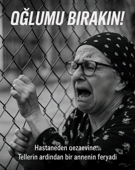 Bu fotoğrafı hatırladınız mı? Murat Çalık 'ın annesinin ızdırabı. Bitmedi. Bitirmiyorlar.