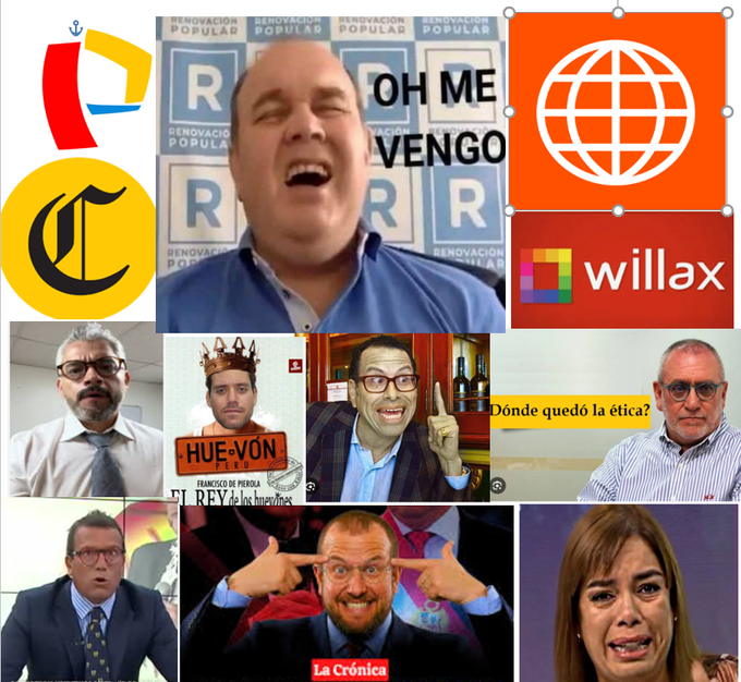 <a href="/HermansEguiluz/">Resiliente HERMANS.</a> <a href="/Cuarto_Poder/">Cuarto Poder</a> LA ASQUEROSA PRENSA ESTÁ JUGANDO SU PROPIO PARTIDO EN ESTAS ELECCIONES. 

ESOS CANDIDATOS NO ESTAN NI DE CERCA DE ESOS NUMEROS, ESTAN ARMANDO TODO PARA LUEGO GRITAR FRAUDE!!! 

Acuña América TV #PuntoFinal Mario Vizcarra