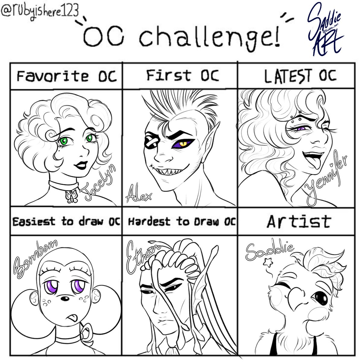 Old OC challenge just to warm up a bit

#oc  #ocart #artchallenge