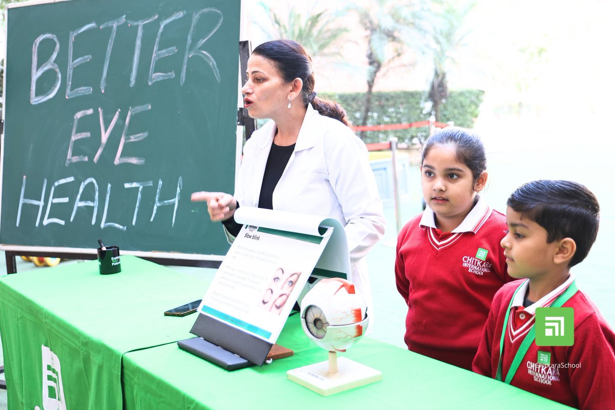 chitkara_school's tweet image. Cygnets of Chitkara International School engage in an insightful session on “Better Eye Health”

#CIS #sesssion #doctorsession #learning #knowledge #eyehealth #healthcare #eyes #studentsession #ChitkaraInternationalSchool