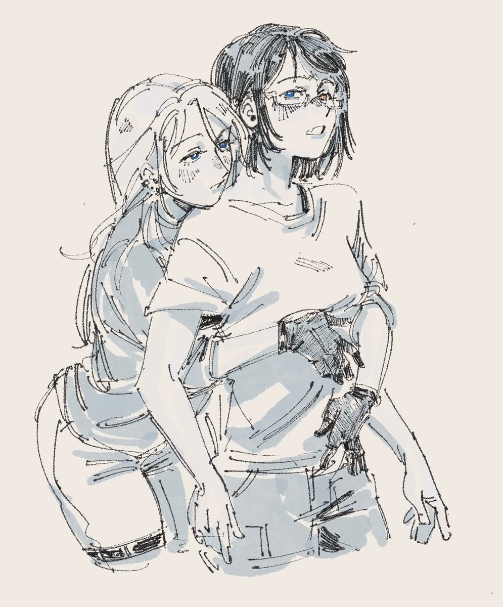 nykopoi's tweet image. toriko and sorawo otherside picnic im a big fan of dog x cat lesbians