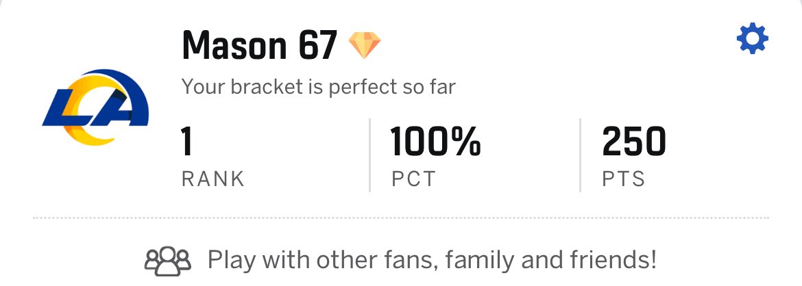 Bracket is 5/5 so far🤭 Safe to say Mason knows ball.