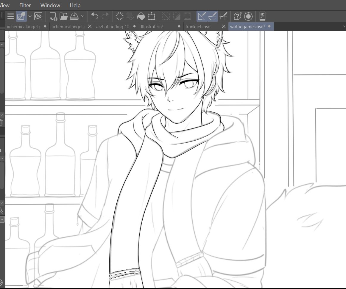 AeriStudio15's tweet photo. Clean lines, calm mood ✨
WIP  can’t wait to bring him to life with colors.

#animevibes #animes #referencesheet #charactersheet #opencommissions #commissionart https://t.co/VPWYViSjDK