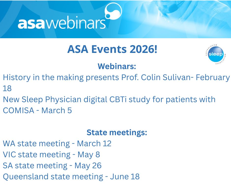 Australasian Sleep Association tweet media