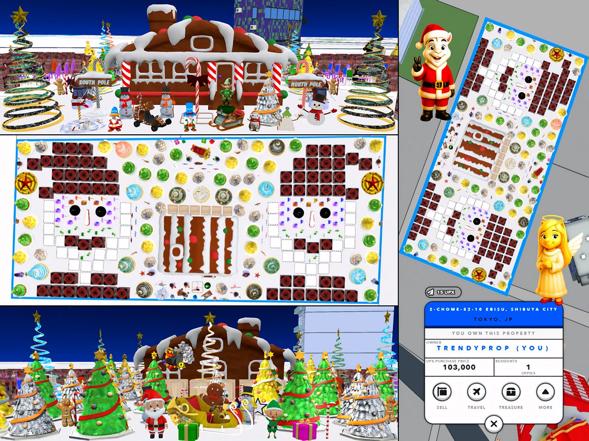 Wonderland Season is coming to a close, and I’m excited to share my festively decorated property in Tokyo. Filled with UGC charm and holiday spirit, it showcases real Christmas vibes.
<a href="/UplandMe/">Upland</a> #UplandDecorShowcase #ChristmasVibes #Upland #Uppy #VirtualEstate #Trading #Gaming