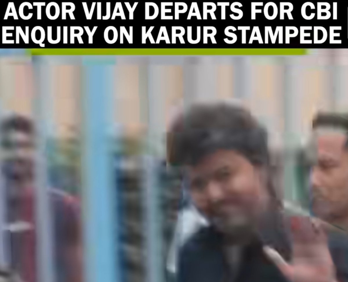 He mocked the Tamil Nadu CM.
He challenged the Tamil Nadu Government.
He ignored the Tamil Nadu Police.
He trusted the BJP.
He himself invited the CBI.

He placed his faith in the CBFC.
Now, he is walking straight into the perfect trap—planned step by step by them.
Good luck,
