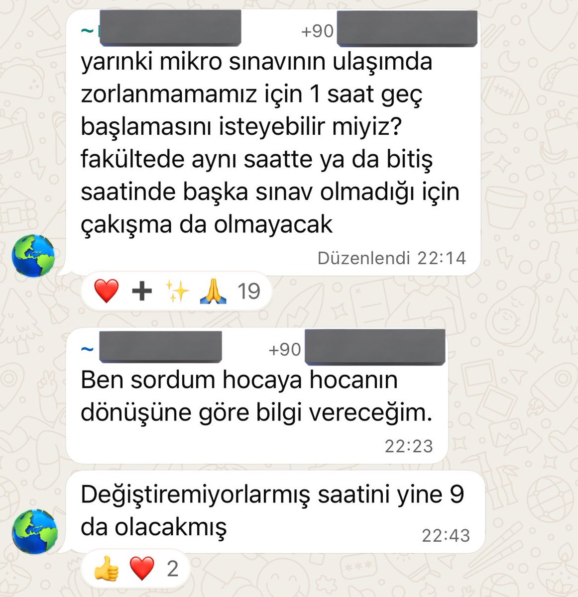 herkesin okulu tatil olup en kötü sınav saati ertelenirken bizimkilerin acımasızlık