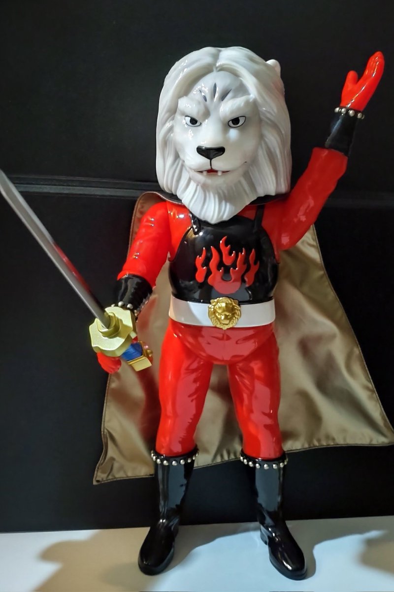 スーフェス93戦利品4 KAIJU ONE 怪傑ライオン丸 ソフビです。 30cm超え