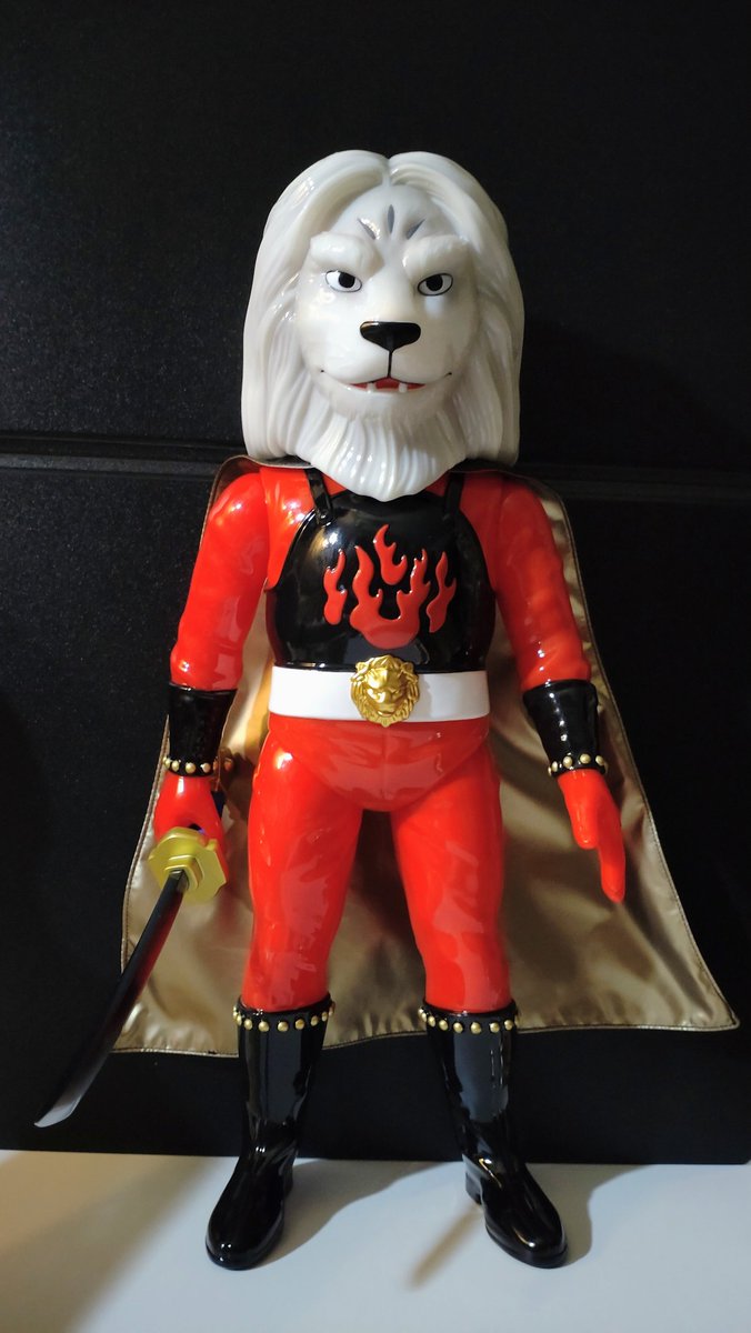 スーフェス93戦利品4 KAIJU ONE 怪傑ライオン丸 ソフビです。 30cm超え