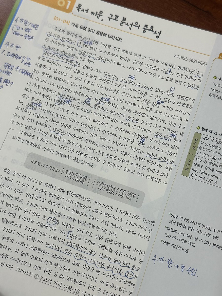 국어 분석 오랜만에 하는데 어렵다