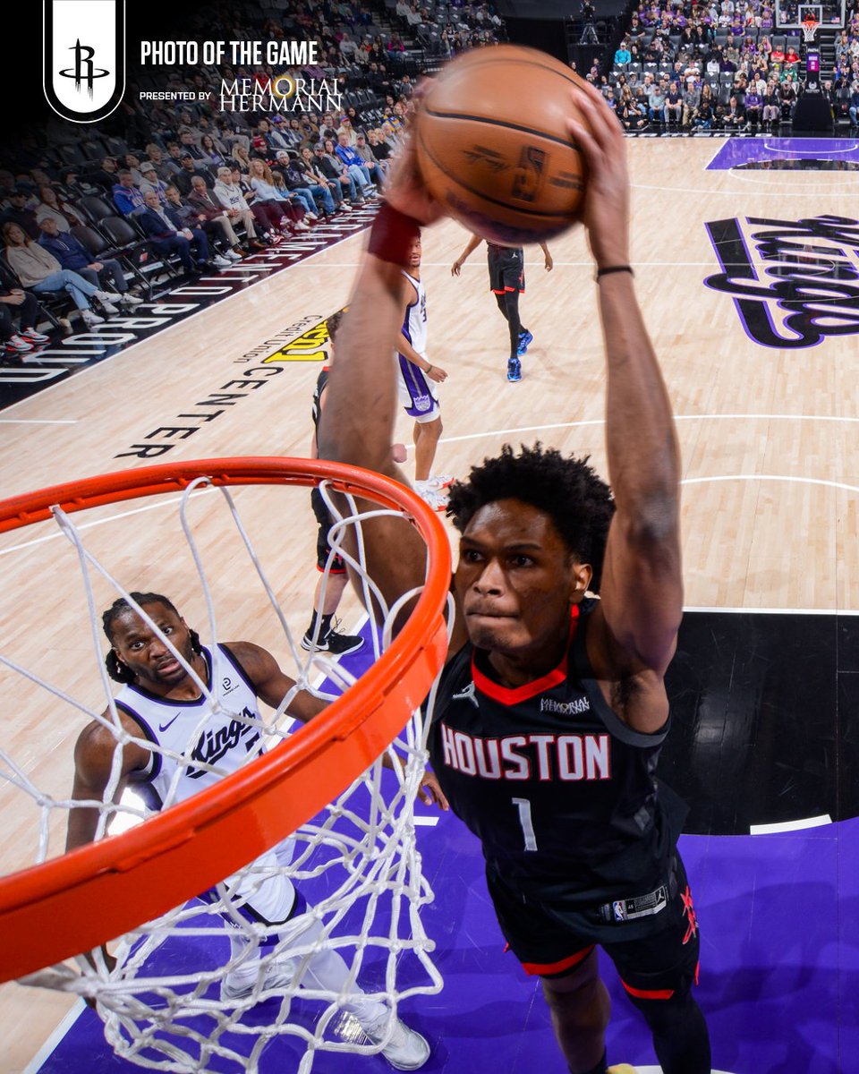Amen Thompson tied his season-high 31 PTS tonight in Sacramento
@MemorialHermann | #Rockets