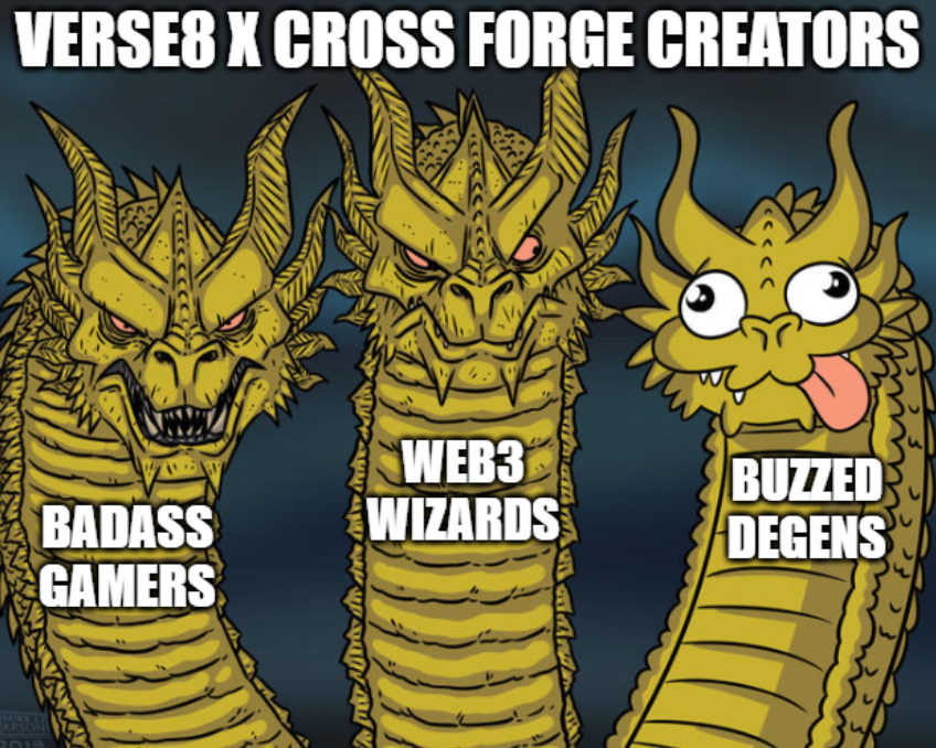 CROSS_gamechain's tweet image. Room for all 😁
It’s not too late to get in on the GameJam! 🎮

#CROSSForge #Verse8