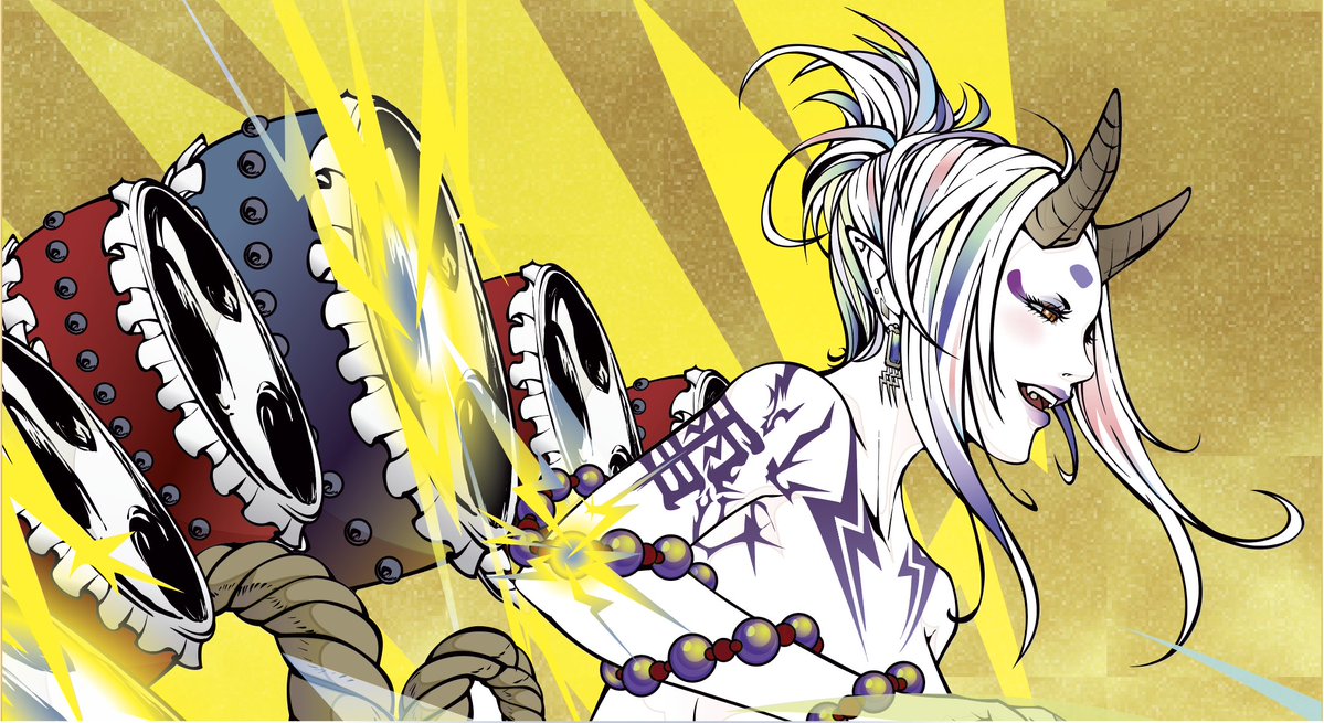 yamamotonaoki's tweet image. 【タップ推奨】

風神雷神図。