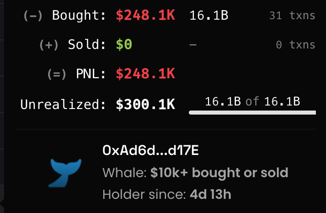 This wallet accumulated $250k of $WOLF in just 4 days and is connected to two other wallets holding over $4M in $BITCOIN, $APU, $ANDY, and #SPX6900.

High-conviction players like this are rare in this market.