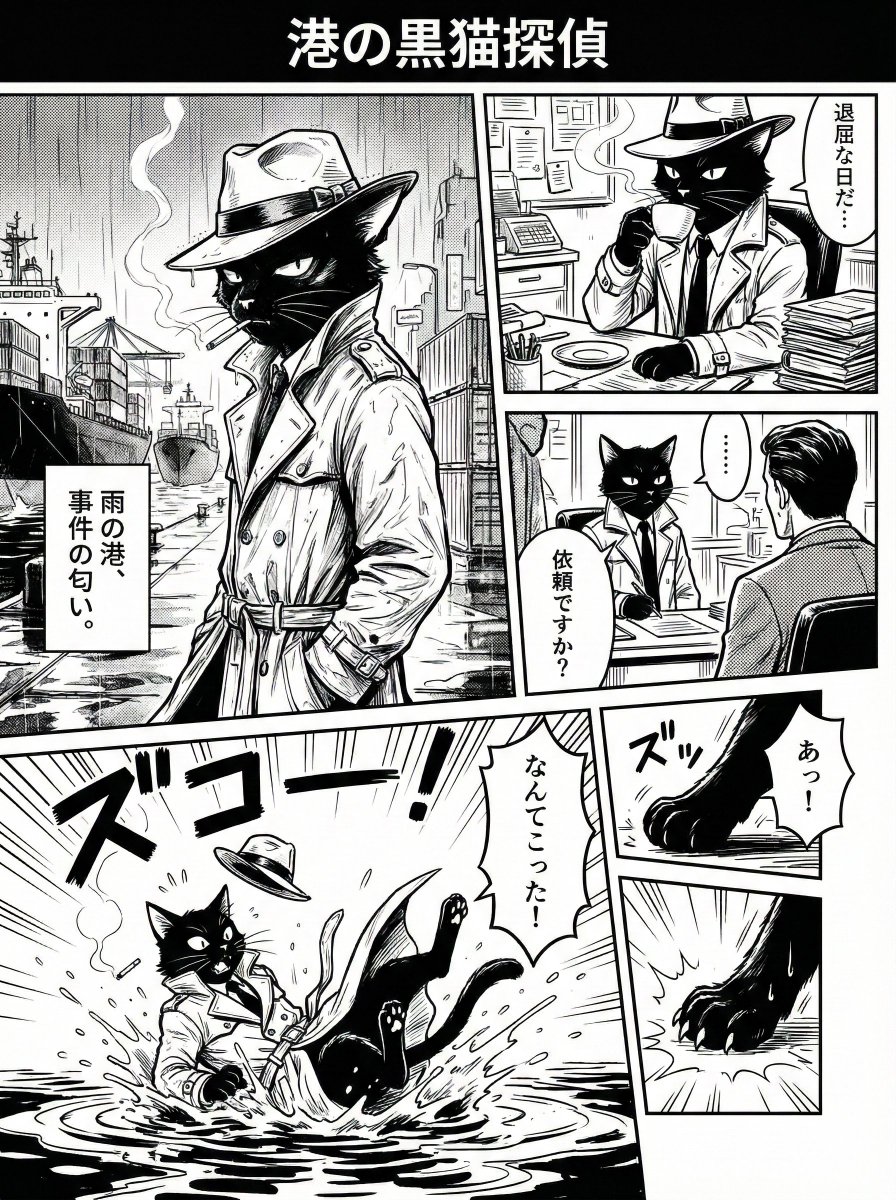 Gemini3.0（NanoBananaPro）用の漫画作成プロンプト作りました。適当な