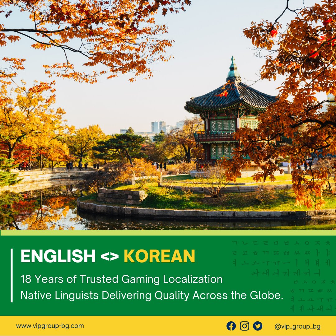 Bring your players closer to the heart of the story with smooth gameplay and authentic localization. Every detail matters, from dialogue to voiceover, so your game feels alive for every player. 🇰🇷
#Korean #Language #Culture #Localization #Translation #LQA #Voiceover #Games #L10n