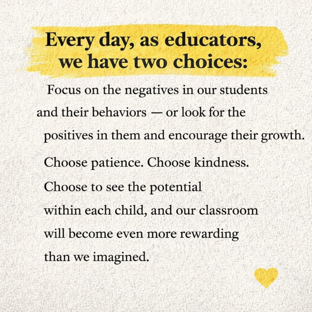 Leadership starts with the lens we use. 
I choose to see potential - especially on the hard days. 💛