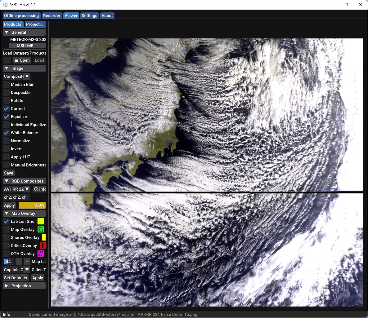 METEOR M2-3 LRPT 0857JST
