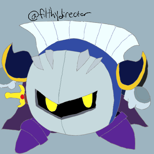 FilthDirects's tweet photo. Days 10 and 11 of drawing new characters: The Vengeful Heart of Ender and Meta Knight

#MinecraftDungeons #EchoingVoid #Kirby https://t.co/MPJAbGymhb