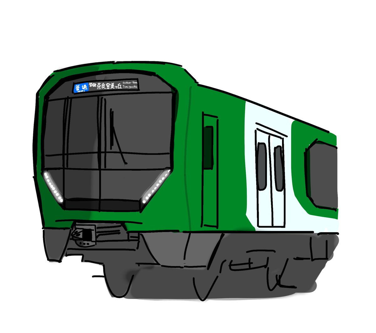 けいはんな線向け新型車両7A系？ #架空鉄道