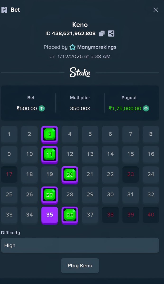 Stakebitcoinn's tweet photo. Not Even 10% Of My Weekly losses Still Satisfied My Soul I dont know Why 🫣😈 #BillsMafia #Stake #CasinoWins #KenoKing https://t.co/Ff1e9b3kIz