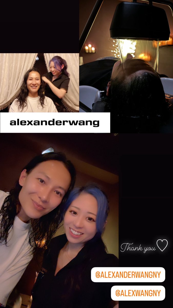 kokospa_'s tweet photo. パリコレデザイナーのAlexanderwang アレキサンダーワンさんがヘッドスパしに来てくれました✨ https://t.co/3M3Rg16QWK https://t.co/eoJAmyMXqU