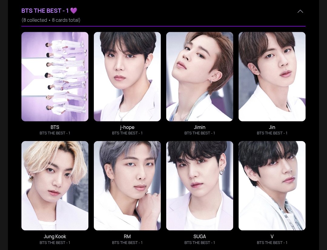 My forty-seventh PCs collection is BTS THE BEST - 1