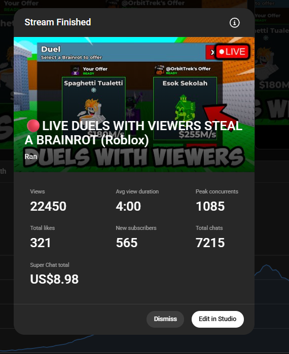 FIRST STREAM OF 2026 BTW!!!