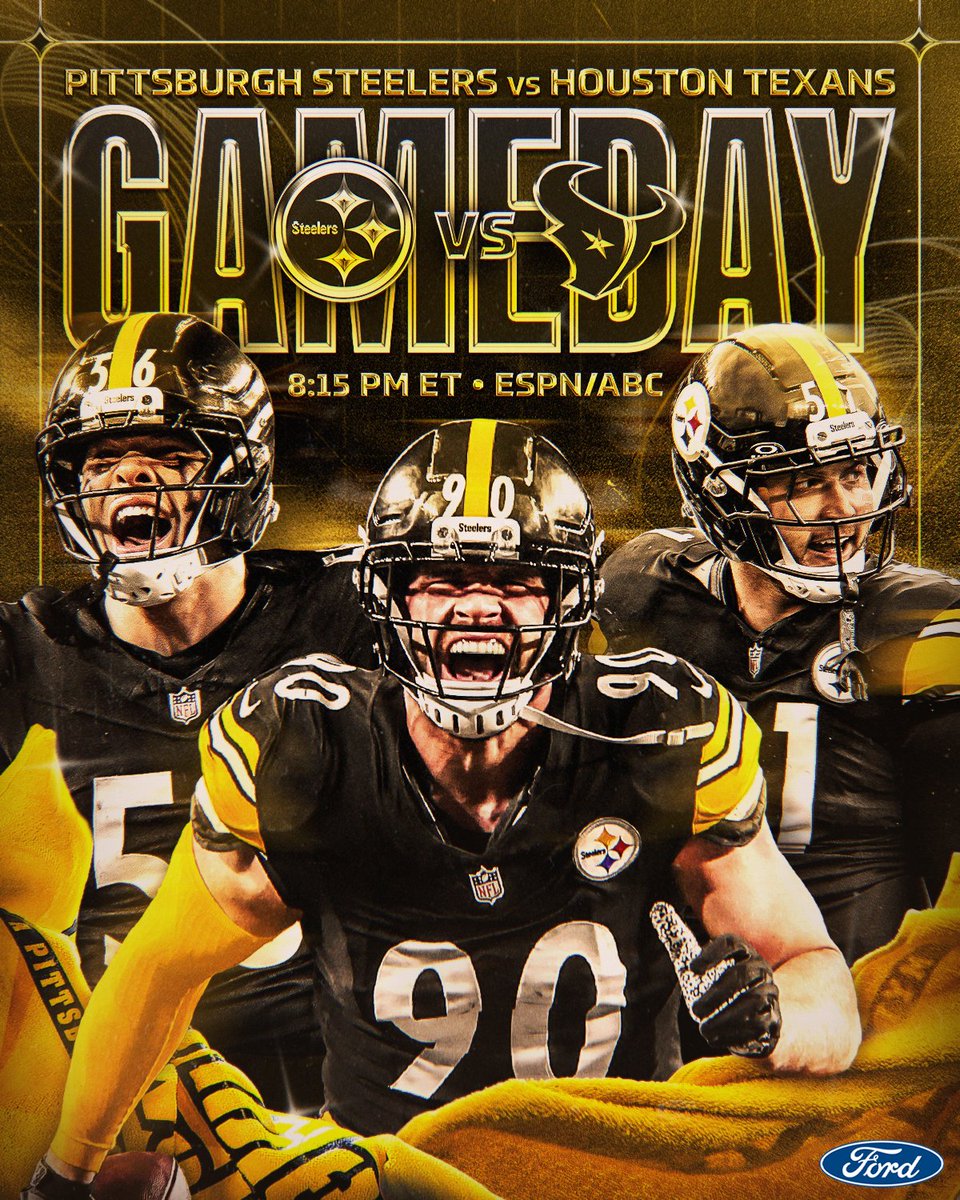 steelers's tweet image. GAMEDAY IN THE BURGH‼️

#HereWeGo | @OurFordStore