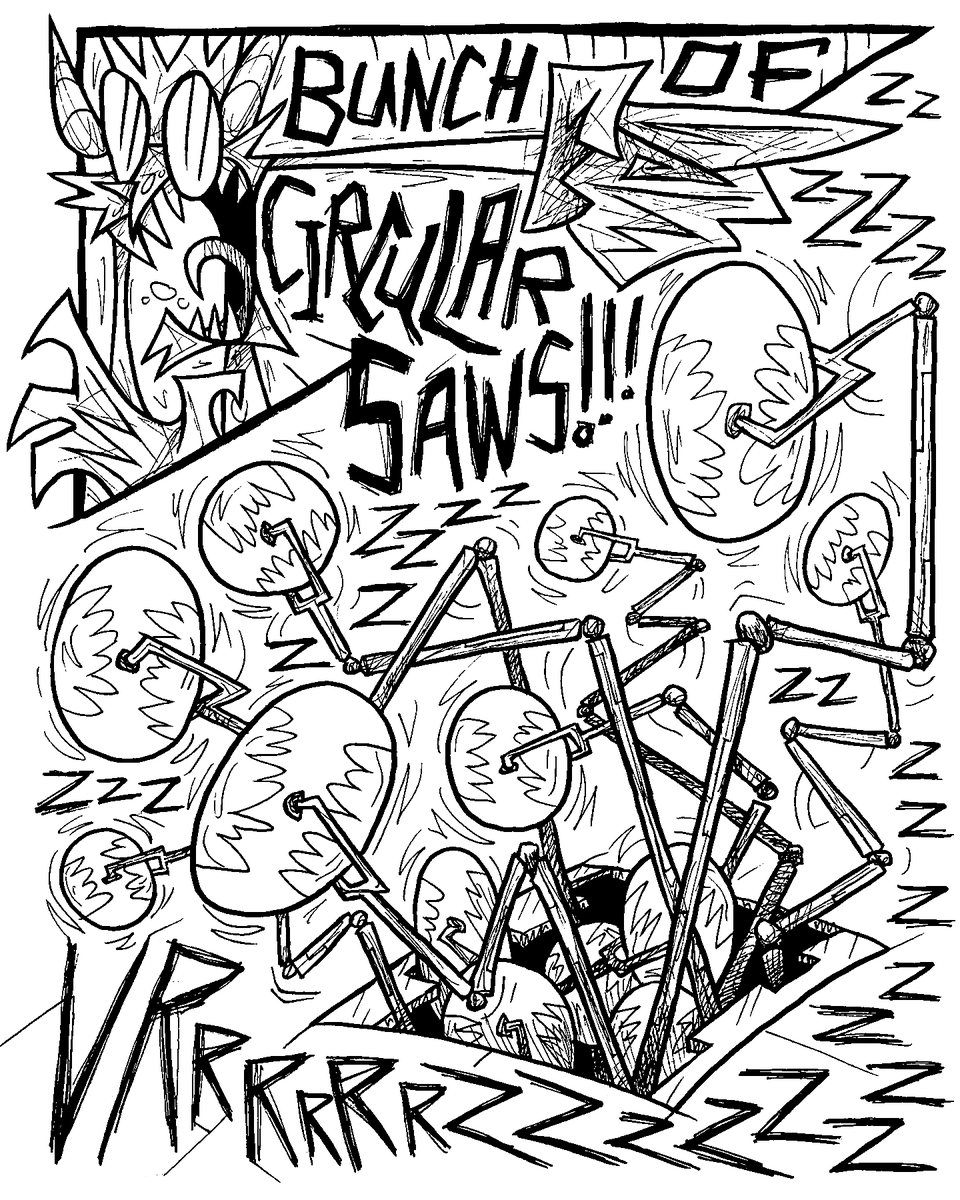 SkidSkunk's tweet photo. A comic about renegotiating one's contract with one's mad scientist employer (1/4) https://t.co/MGf714JWsV