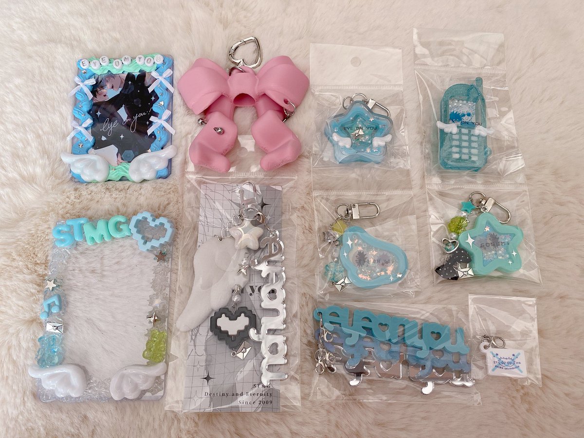 落ち着いた頃にお買い物させて貰ったんだけど一つ一つパーツ違っててどれにするか凄い悩んだ。全部可愛い💓