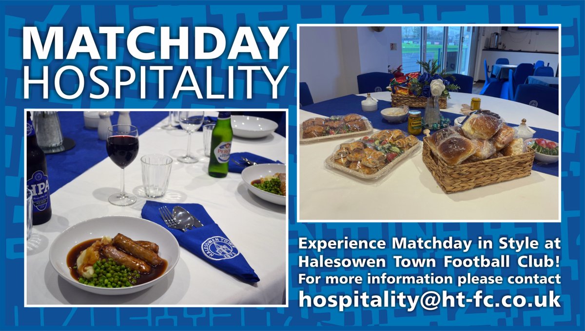 🍽️ 𝐘𝐞𝐥𝐭𝐳 𝐌𝐚𝐭𝐜𝐡𝐝𝐚𝐲 𝐇𝐨𝐬𝐩𝐢𝐭𝐚𝐥𝐢𝐭𝐲!

Enjoy the ultimate Yeltz hospitality with one of our exclusive Matchday Hospitality Packages - perfect for supporters, groups or businesses! See what the package includes below 👀👇

🔗 | ht-fc.co.uk/yeltz-matchday…

#UpTheYeltz