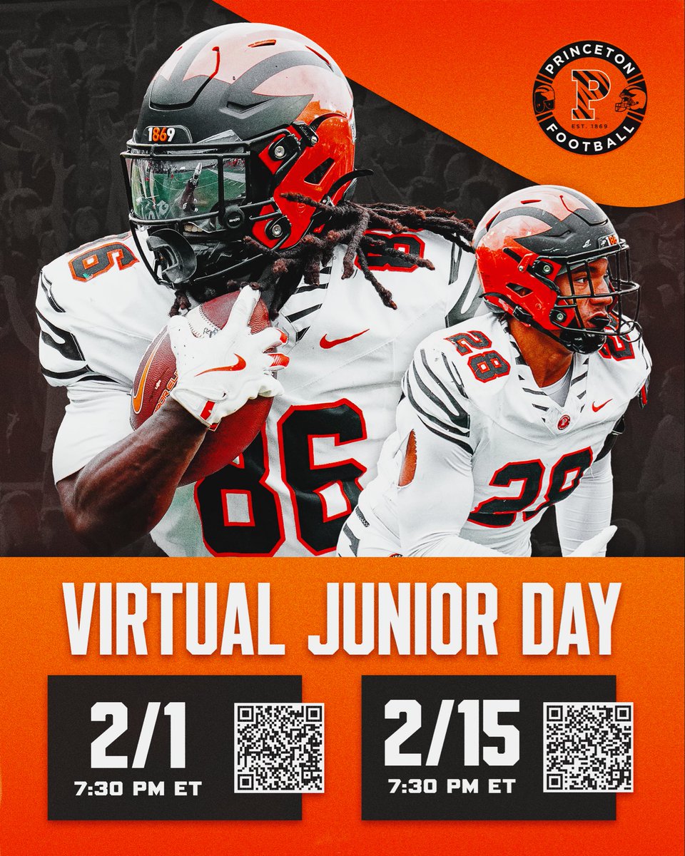 patrickrmalouf's tweet photo. Thank you @CoachBobSurace and @RyanFracPU for the Virtual Junior Day invite! @PrincetonFTBL @StCharlesFball https://t.co/3JPPW35C75