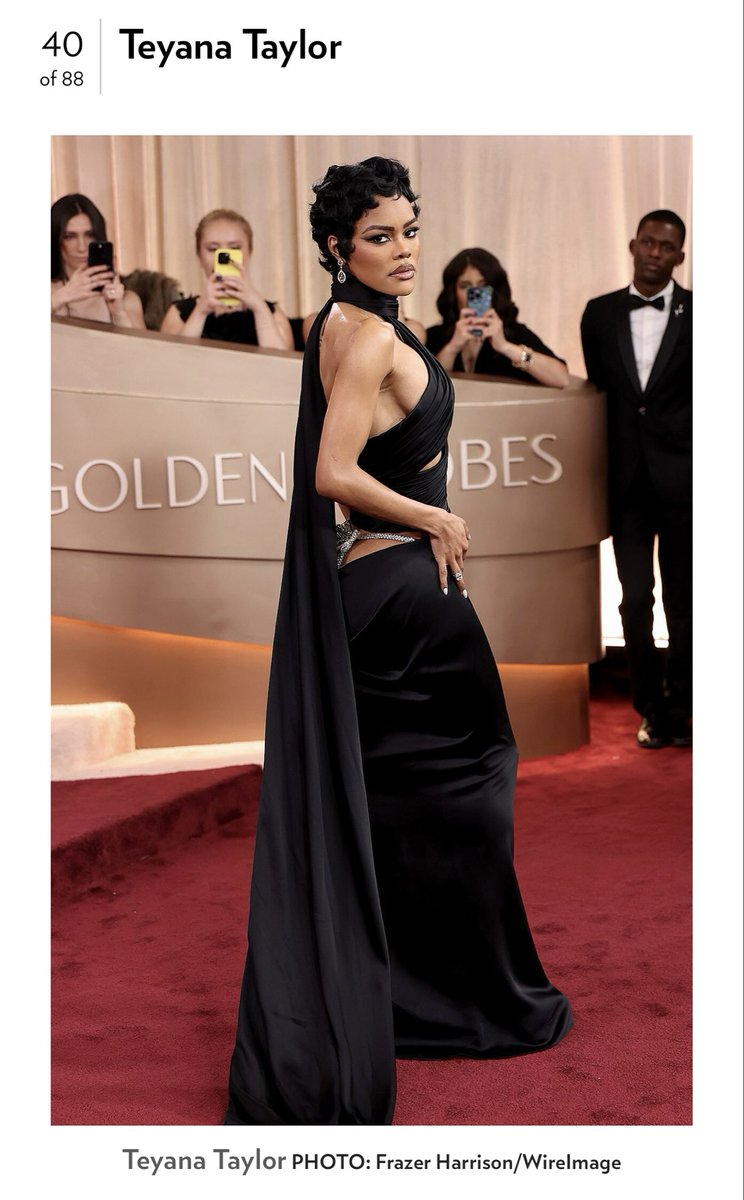 dulcedelechepie's tweet photo. #GoldenGlobes Teyana Taylor is QUEEN https://t.co/t7IMAnP2ON