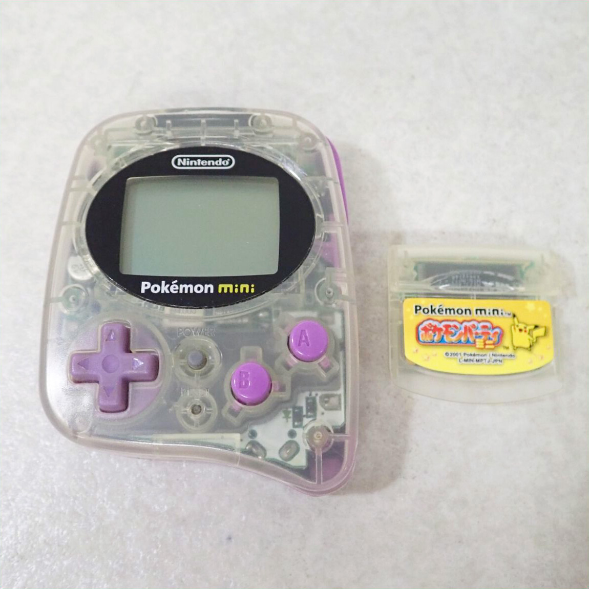 今回は、ポケモンミニ ムチュールパープルをお譲りいただきました！ 紫