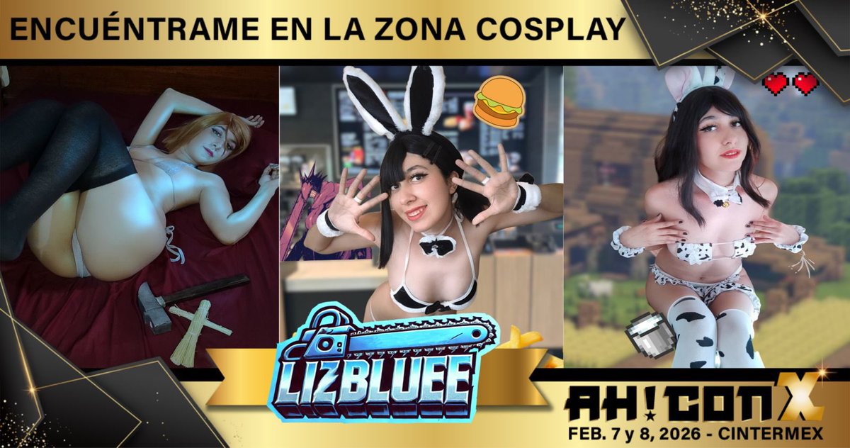 <a href="/KannaBluee/">Kanna</a> estará en la zona cosplay, compra tus boletos en ahcon.mx 🐙 nos vemos el 7 y 8 de febrero en la sala H de cintermex