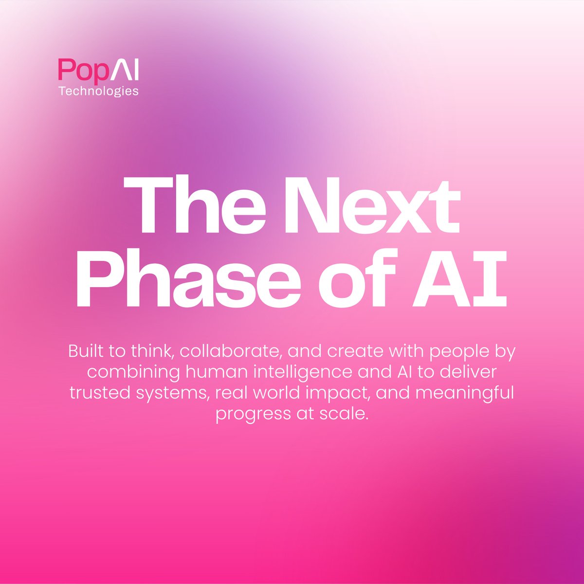 popai_tech's tweet photo. The real shift in AI is not capability, but role. AI is moving beyond automation toward systems that support thinking, decisions, and collaboration.

If it is part of everyday work, it must be designed with people in mind.

contact@popai.agency

#PopAI #AIForBusiness https://t.co/bYsmItB7RS