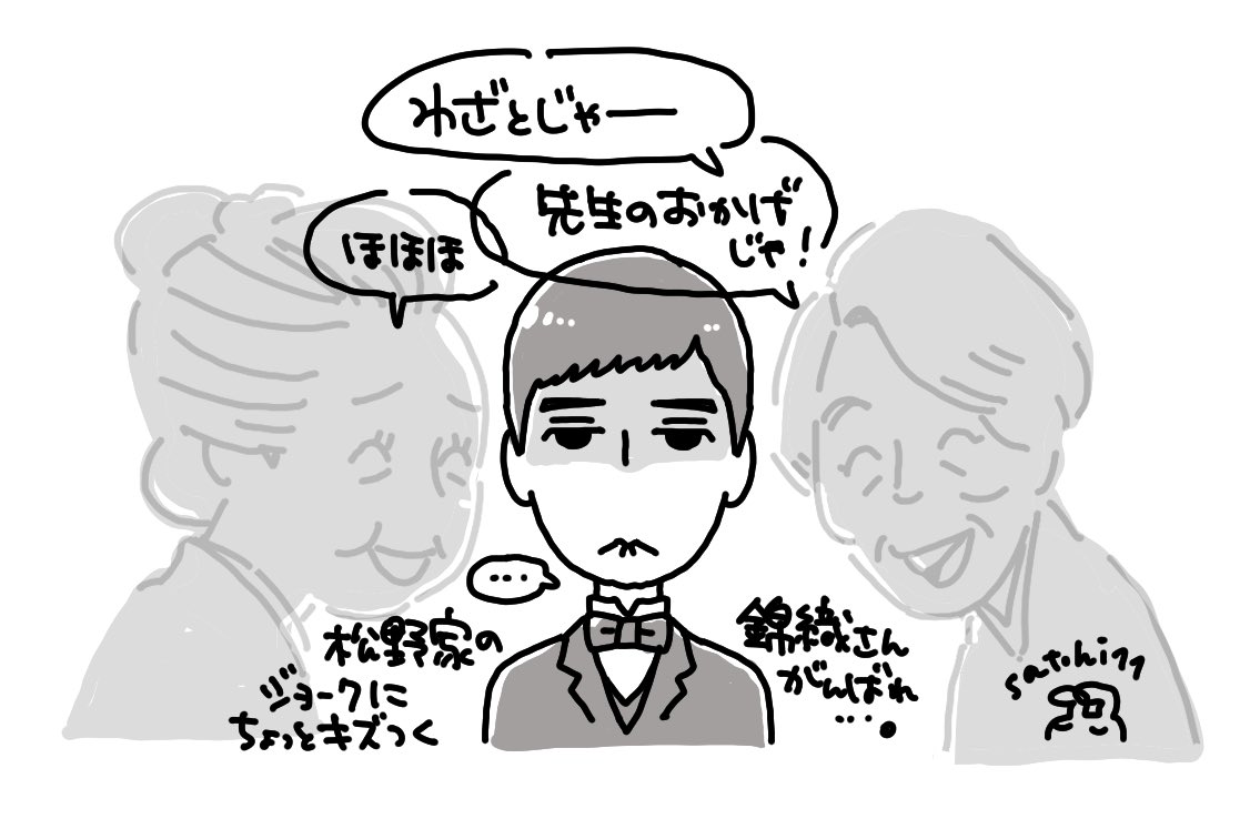 #ばけばけ 
 #ばけばけ絵

今日の錦織さん 