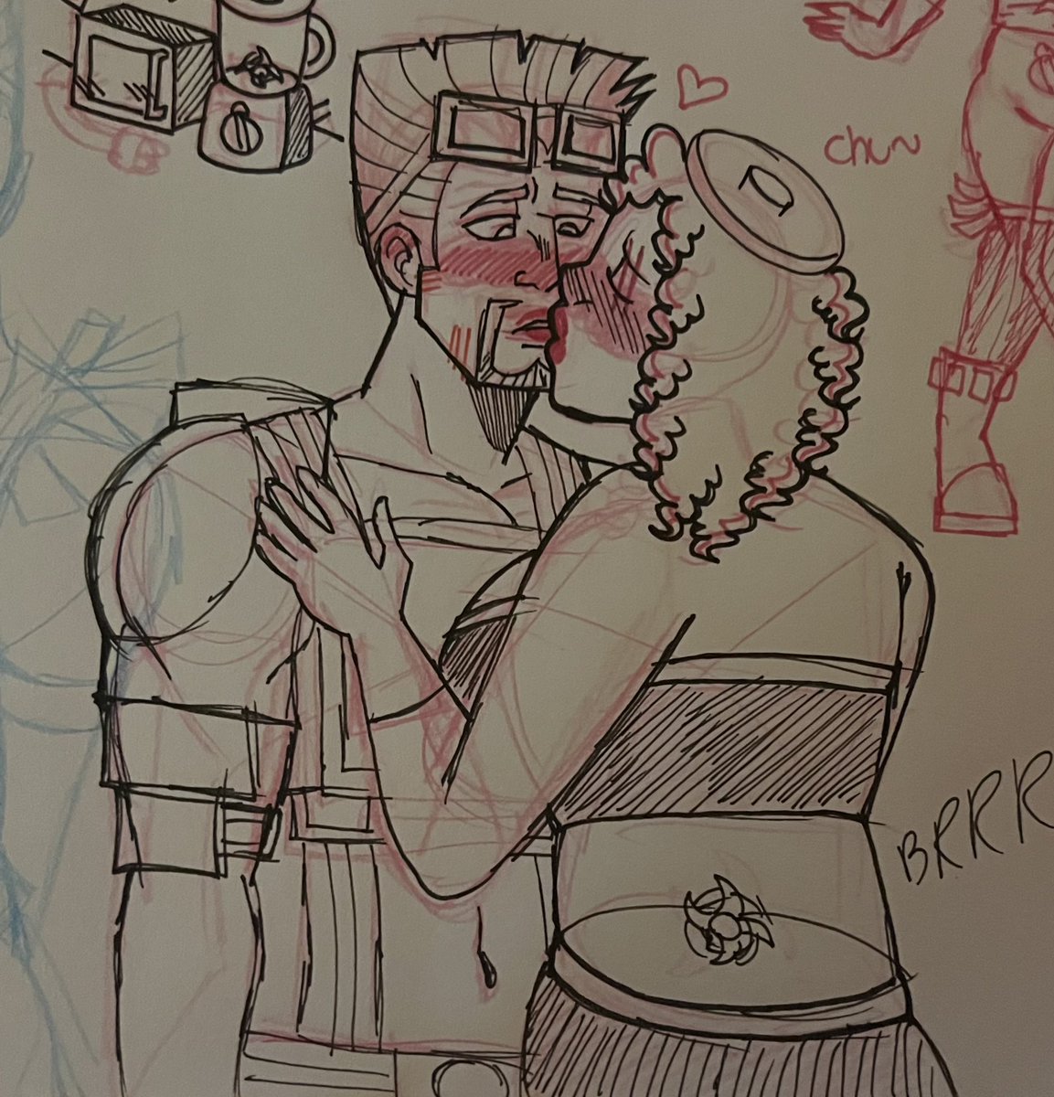 Radiated_Blade's tweet photo. Also bonus self indulgent radiated blade doodle 

#dateeverything #lukenukem #Ocxcanon https://t.co/eUe6lTLowZ